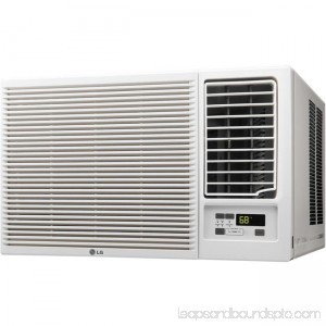 230 V Window Mounted 23,000 BTU Air Conditioner with Supplemental Heat Function - White