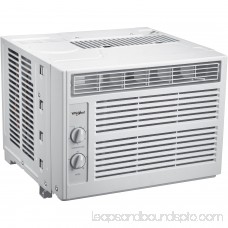 Whirlpool WHAW050BW 5,000 BTU 115V Window-Mounted Air Conditioner with Mechanical Controls 564694826