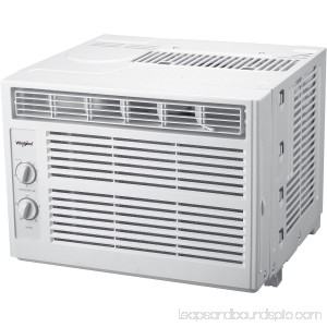 Whirlpool WHAW050BW 5,000 BTU 115V Window-Mounted Air Conditioner with Mechanical Controls 564694826