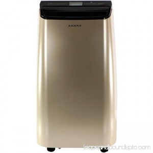 10000 BTU Portable Air Conditioner with Remote Control, Gold & Black
