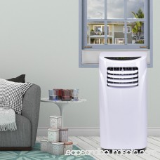 Costway 10000 BTU Portable Air Conditioner & Dehumidifier Function Remote w/ Window Kit