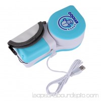 High Quality Portable Small Fan & Mini-Air Conditioner Stay Cool Handy Cooler Speed Adjustable Blue   