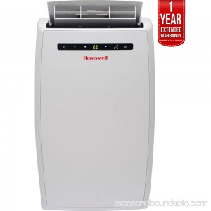 Honeywell 10,000 BTU Portable Air Conditioner with Remote Control White (MN10CESWW) with 1 Year Extended Warranty