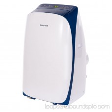 Honeywell HL10CESWB 10,000 BTU 115V Portable Air Conditioner for Rooms Up To 450 Sq. Ft. with Remote Control, White/Blue 555161697