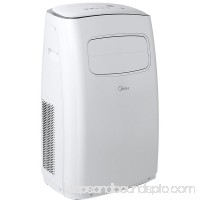 Midea EasyCool Portable Air Conditioner with FollowMe Remote Control in White/Silver for Rooms up to 400-Sq. Ft.   567197185