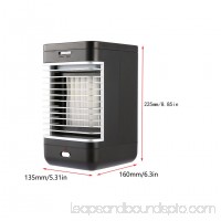Portable Quiet Evaporative Air Cooler Indoor Air Conditioner with 2-Speed Fan & Humidifier, Battery Operated   