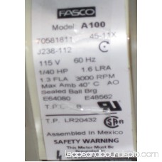 A100 Fasco Furnace Inducer Motor Excel 7058-0280 20093603/B