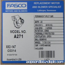 A271 Fasco Furnace Draft Motor for Trane 7062-3969 X38040308-01 38040308