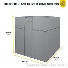 Air Condition Cover Weatherproof Heavy Duty Protector Grey 568388893