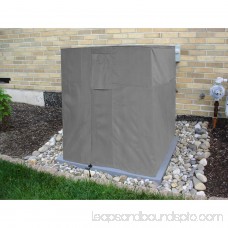 Air Condition Cover Weatherproof Heavy Duty Protector Grey 568388893