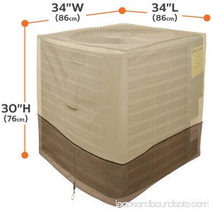 Classic Accessories Veranda Square Patio Air Conditioner Storage Cover, fits up to 34L x 34W 001604119