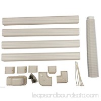 Decorative PVC Line Cover Kit for Mini Split Air Conditioners and Heat Pumps   