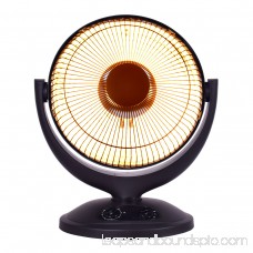 Costway Electric Parabolic Oscillating Infrared Radiant Space Heater W/Timer Home office