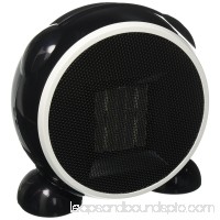LEDmart Portable Space/Desktop Heater, Black, 500W   