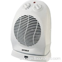 Optimus Electric Portable 2-Speed Oscillating Fan Heater with Thermostat,  HEOP1382   552272933