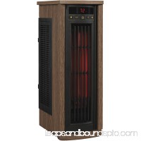 Portable Electric Infrared Quartz Oscillating Tower Heater, Oak   554259330
