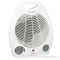 Vie Air 1500W Portable 2-Settings White Office Fan Heater with Adjustable Thermostat   565285338
