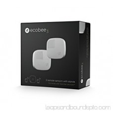 ecobee Smart Room Sensor, No Hub Required, 2 Pack 555161795