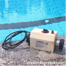 ELEOPTION 3KW Water Heater Thermostat Swimming Pool and SPA Heater Electric Heating Pool Temperature Controller (Only Support 220V)