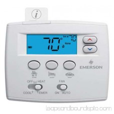 EMERSON Low V T-Stat,Stages Heat 1,Stages Cool 1 1F89EZ-0251