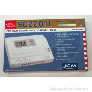 ICM Controls SC2201L Simple Comfort Non Programmable Thermostat