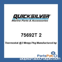 Mercury - Mercruiser 75692T 2 Mercury Quicksilver 75692T 2 Thermostat @2 Mmpp Pkg- (Pack Of 2)