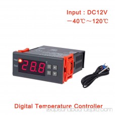 MH1210A DC 12V Thermostat Regulator Digital LCD Refrigerator Temperature Controller Thermocouple Controller with Sensor