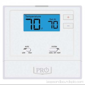 PRO1 IAQ Thermostat, Stages 2 Heat/1 Cool, T631-2