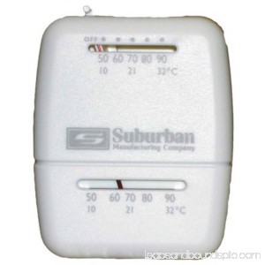 Suburban 161154 Wall Thermostat - Heat Only - White 564272581