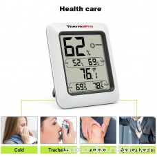 ThermoPro TP50 Indoor thermometer Humidity Monitor Weather Station with Temperature Gauge Humidity Meter Hygrometer