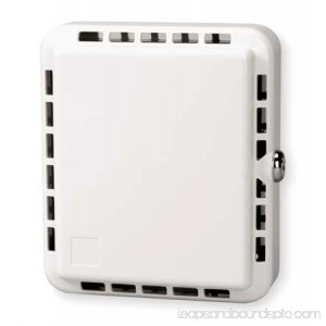 Unvrsl Thermostat Guard,Off-White,Plstc 4E647