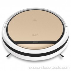 ILIFE Robotic Vacuum Cleaner with Gyrocsope Navigation Sensor, High Suction, Self-Charging Robot Vacuum Cleaner Drop-Sensing Technology for Pet Hair and Allergens Support Wet Mop with Water Tank