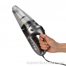 Outtop 12V Hand Vacuum Cleaner,75dB Silent Pet Hair Vacuum for Home & Car Cleaning