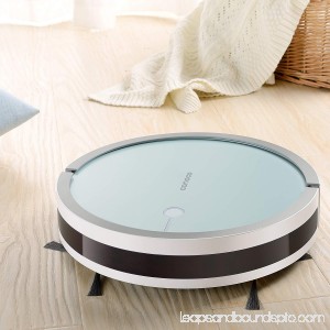 Robotic Vacuum Cleaner High Suction Drop Sensing Technology HEPA Style Filter for Pet Fur and Allergens, Hard Wood and Thin Carpets Robot Vacuum (PINK)