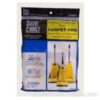 Carpet Pro CPU 2t Commercial Vacuum Cleaner + 3pk Upright Bags + CPU1/CPU2 Belt   