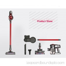 Dibea C17 Cordless 2 in 1 Lightweight Stick Handheld Vacuum Cleaner, Red