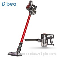 Dibea C17 Cordless 2 in 1 Lightweight Stick Handheld Vacuum Cleaner, Red   
