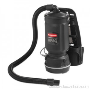 Executive Series Backpack Vacuum, 6 Qt, Black, 50ft Cord RCP1868433
