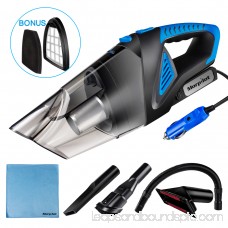Morpilot Car Vacuum 5500Pa DC 12V 120W Portable Handheld Auto Vacuum Cleaner Auto Lightweight Cleaner Dustbuster Hand Vac with Stainless Steel HEPA Filter