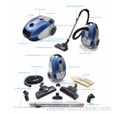 Prolux Tritan Pet Turbo Canister Vacuum Cleaner HEPA Sealed Hard Floor Vacuum 567760688