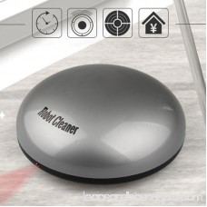 Household Intelligent Automatic Induction Sweeper Sweeping Robot Mini Vacuum Cleaner Color:Silver Grey Specification:18X18X8cm