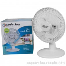 Comfort Zone CZ6D 6 Table Fan (White) 553037543