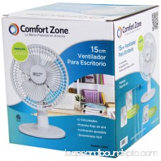 Comfort Zone CZ6D 6 Table Fan (White) 553037543