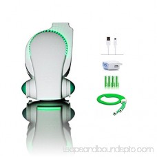 Cool on the Go Rechargeable Mini USB Fan with LED Light, Green