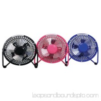 Cool Works VC-4USB 4" USB Fan with 5V Adaptor Assorted Colors   557501473