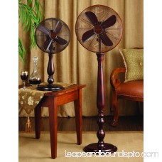 DecoBREEZE Oscillating Table Fan 3-Speed Air Circulator Fan, 10-Inch, Fir Bark 566232845