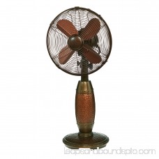 DecoBREEZE Oscillating Table Fan 3-Speed Air Circulator Fan, 10-Inch, Muriel 566241560