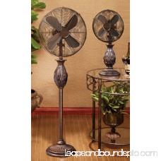 DecoBREEZE Oscillating Table Fan 3-Speed Air Circulator Fan, 10-Inch, Raleigh 566232872