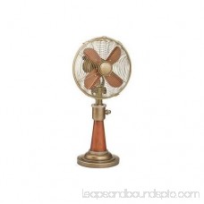 DecoBREEZE Oscillating Table Fan 3-Speed Air Circulator Fan, 12-Inch, Cantalonia 566232841