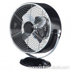 DecoBREEZE Retro Fan Air Circulator Table Fan with Full Pivot Fan Head, Blue 566232893